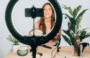 Ver imagem 6 de Luminária Ring Light 18 Polegadas C/ Tripé, Controle Remoto e Encaixe para Smartphone