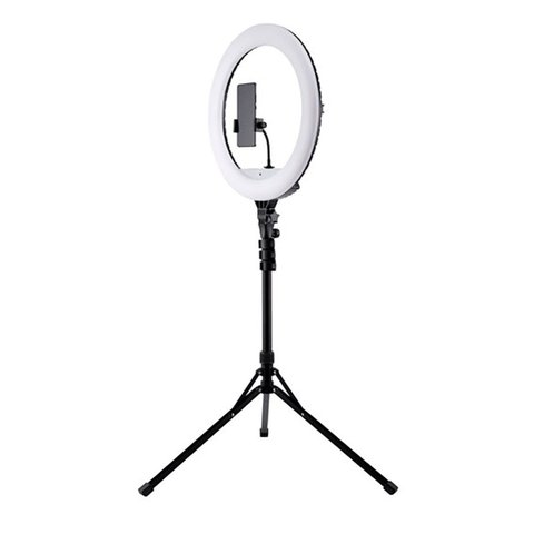 Luminária Ring Light 18 Polegadas C/ Tripé, Controle Remoto e Encaixe para Smartphone