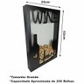 Quadro Porta Rolhas de Vinho - Wine 250 Rolhas - 5