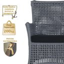 Ver imagem 5 de Sofá e Mesa Igapó 2 Lugares Varanda Jardim Aluminio Piscina Prata