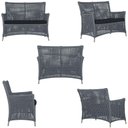 Ver imagem 6 de Sofá e Mesa Igapó 2 Lugares Varanda Jardim Aluminio Piscina Prata