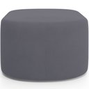 Ver imagem 5 de Puff Decorativo Orgânico para Living Quarto 70cm Doha W01 Suede Cinza - Lyam Decor
