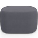 Ver imagem 6 de Puff Decorativo Orgânico para Living Quarto 70cm Doha W01 Suede Cinza - Lyam Decor
