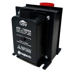 Auto Transformador Ragtech ATH 1500 Black 1500VA Entrada 120V/220V Saída 120V/220V - 20ATH4474 - 1
