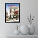Ver imagem 1 de Quadro Decorativo Palermo - Buenos Aires 45x34cm - com Vidro:moldura Preta