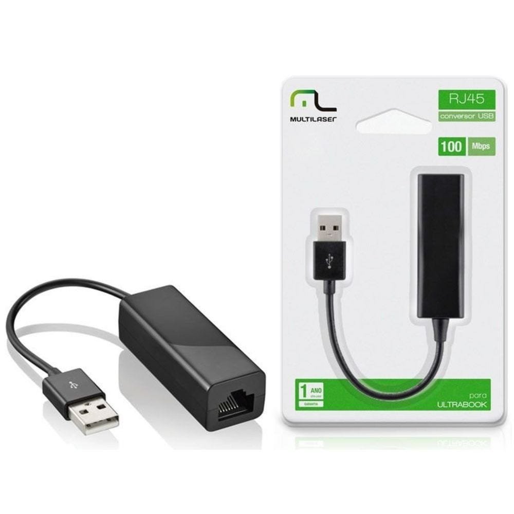 Cabo Conversor Usb X Rj45 F Wi272 Multilaser