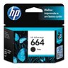 Cartucho HP 664 Preto F6V29AB HP Original 2,0 ML - 1