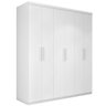 Guarda-Roupa Roupeiro Casal Turquia Seis Portas Branco - 2