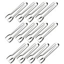 Ver imagem 1 de Kit 12 Pegadores de Aço Inox 18cm Churrasco Salada Frios Pinça para Gelo Brinox