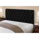 Ver imagem 2 de Cabeceira Cama Box Casal Queen 160cm Cristal Suede Preto - JS Móveis