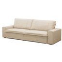 Ver imagem 5 de Sofá 3 Lugares Retrátil e Reclinável 210 cm Breno - Bege