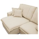 Ver mais imagens de Sofá 3 Lugares Retrátil e Reclinável 210 cm Breno - Bege