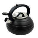 Ver imagem 3 de Chaleira Nero Inox 3l com Apito e Alça de Baquelite Preta Luxuosa