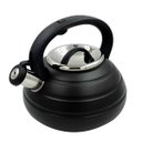 Ver imagem 1 de Chaleira Nero Inox 3l com Apito e Alça de Baquelite Preta Luxuosa