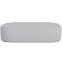 Ver imagem 5 de Puff Decorativo Orgânico para Living Quarto 195cm Doha W01 Linho Cinza - Lyam Decor