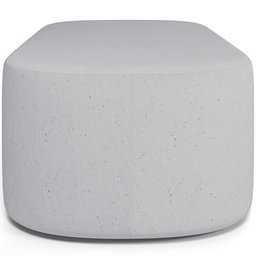 Puff Decorativo Orgânico para Living Quarto 195cm Doha W01 Linho Cinza - Lyam Decor - 7 Puff Decorativo Orgânico para Living Quarto 195cm Doha W01 Linho Cinza - Lyam Decor - 7