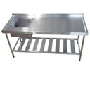 Ver imagem 1 de Pia Aço Inox Industrial 120x60x90 cm Cuba Esquerda Nortinox