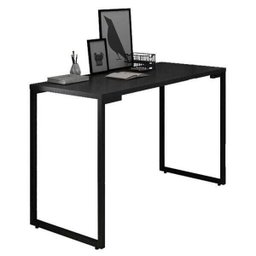 Mesa para Computador Escrivaninha 120cm Estilo Industrial New Port F02 Preto - Mpozenato - 5