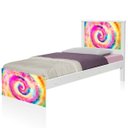 Ver imagem 2 de Cama Solteiro Adesivada Tie Dye com Colchão
