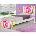 Ver imagem 1 de Cama Solteiro Adesivada Tie Dye com Colchão