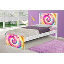 Ver imagem 5 de Cama Solteiro Adesivada Tie Dye com Colchão