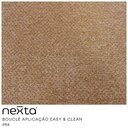 Ver imagem 3 de Poltrona Sala de Estar Austin Base Madeira Castanho Bouclé Terracota - Nexta Casa