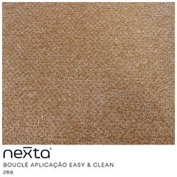 Poltrona Sala de Estar Austin Base Madeira Castanho Bouclé Terracota - Nexta Casa - 3