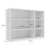 Armário de Cozinha Aéreo 120cm 3 Portas com Vidro G767 Maxxi Kappesberg - Branco - 2