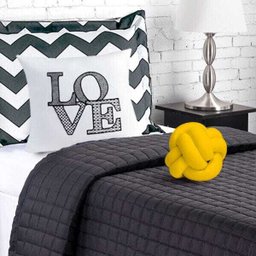 Jogo Cobre Leito Solteiro 4 Peças Isabela Casaborda Amarelo - 2 Jogo Cobre Leito Solteiro 4 Peças Isabela Casaborda Amarelo - 2