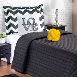 Jogo Cobre Leito Solteiro 4 Peças Isabela Casaborda Amarelo - 1 Jogo Cobre Leito Solteiro 4 Peças Isabela Casaborda Amarelo - 1