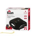 Ver imagem 3 de Sanduicheira Grill Kian 750w Preto 110v 23259