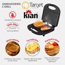 Ver imagem 5 de Sanduicheira Grill Kian 750w Preto 110v 23259