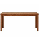 Ver imagem 2 de Mesa de Jantar 6 Lugares Retangular 180cm Madeira Maciça Dunia F06 Rústico Escuro - Lyam Decor