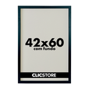 Ver imagem 1 de Moldura A2 42x60cm com Fundo sem Vidro Quadro Poster Foto:preto