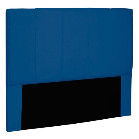 Cabeceira Casal 1,40m Ravenna Suede - Pallazio - Azul Marinho
