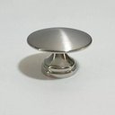 Ver imagem 4 de Kit 24 Puxadores de Móveis 200 Tucson Pontos Níquel Escovados Armários e Gavetas