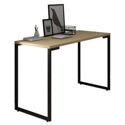 Mesa para Computador Escrivaninha 120cm Estilo Industrial New Port F02 Nature - Mpozenato - 5