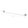 Kit Acessórios para Banheiro Aço Inox 5 Peças - 6