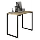 Ver imagem 1 de Mesa para Computador Escrivaninha 90cm Estilo Industrial New Port F02 Nature - Mpozenato