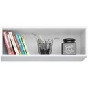 Ver imagem 3 de Armário Aéreo Geladeira Veneza 70cm 1 Porta Branco/Preto - Lumil Móveis