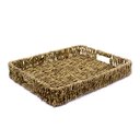 Ver imagem 4 de Bandeja Decorativa de Palha Retangular 6x36x38 cm - D'Rossi