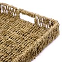 Ver imagem 5 de Bandeja Decorativa de Palha Retangular 6x36x38 cm - D'Rossi