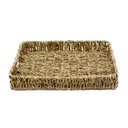 Ver imagem 1 de Bandeja Decorativa de Palha Retangular 6x36x38 cm - D’Rossi