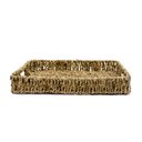 Ver imagem 3 de Bandeja Decorativa de Palha Retangular 6x36x38 cm - D’Rossi