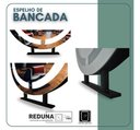 Ver imagem 6 de Espelho Redondo Bancada 80cm Duplo C/ Iluminação 3 Leds - Dourado