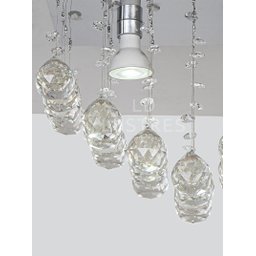Lustre De Cristal Legítimo Retangular Sala De Jantar estar - 4