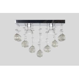 Lustre De Cristal Legítimo Retangular Sala De Jantar estar - 3