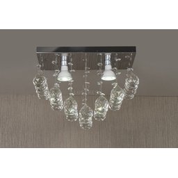 Lustre De Cristal Legítimo Retangular Sala De Jantar estar - 5