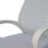 Cadeira de Escritório Esteirinha Mesh Ergonômica Giratória Branco - 2