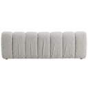 Ver imagem 7 de Sofá Living 3 Lugares 180cm Pés Madeira Gomo Bouclé Cinza Claro - Nexta Casa